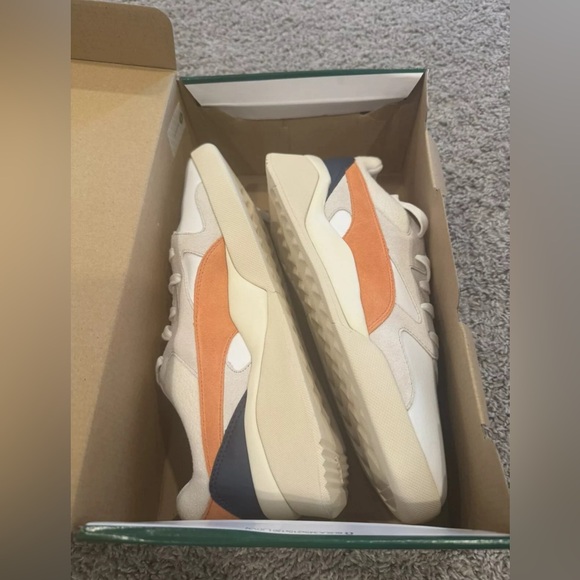 NIB Women’s Puma Aeon Heritage Sneakers, Orange/White/Navy, Size 11 - Picture 4 of 9